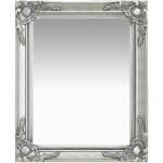 Vidaxl - miroir mural conception anti - �ge cadre ornemental de style baroque 50 x 60 cm couleurs diverses ...