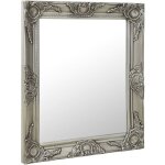 Vidaxl - miroir mural conception anti - �ge cadre ornemental de style baroque 50 x 60 cm couleurs diverses ...