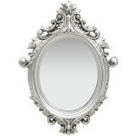 Vidaxl - miroir mural avec style castello ornemental 56x76 cm diverses couleurs couleur : argent