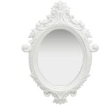 Vidaxl - miroir mural style ch�teau 56x76 cm blanc