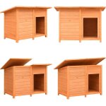 Vidaxl - niche pour chiens bois de pin et de sapin solide 120x77x86 cm - niche pour chien - niches pour ... Vidaxl - niche pour chiens bois de pin et de sapin solide 120x77x86 cm - niche pour chien - niches pour ...