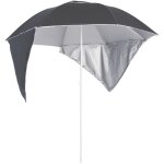 Vidaxl - parasol de plage avec parois latérales anthracite 215 cm Vidaxl - parasol de plage avec parois latérales anthracite 215 cm