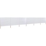 Paravent 6 panneaux tissu 800 x 80 cm blanc Paravent 6 panneaux tissu 800 x 80 cm blanc
