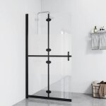 Vidaxl - mur de douche pliante avec verre en verre semi - s�re diff�rentes tailles taille : 80 x 190 ...