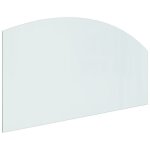 Plaque de verre pour chemine 120x60 cm
