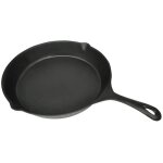 Vidaxl ? po�le � gril en fonte 30 cm ? surface antiadh�sive ? compatible tous feux et barbecue ? conductivit� ...