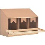 Pondoir 3 compartiments 93x40x65 cm pinde solide