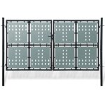 Vidaxl - portail simple de cl�ture noir 300x200 cm
