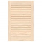 Porte d'armoire � persiennes 61, 5x39, 4 cm bois de pin massif