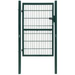Vidaxl - portillon 2d (simple) vert 106x170 cm