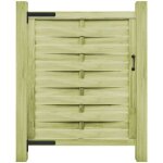 Portillon bois de pin impr�gn� 100x125 cm vert vidaxl