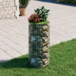 Vidaxl - poteau � gabion circulaire acier galvanis� �50x100 cm
