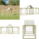 Poulailler 300x100x150 cm bois de pin massif imprégné - poulailler - abri animal - coop poule - maison ... Poulailler 300x100x150 cm bois de pin massif imprégné - poulailler - abri animal - coop poule - maison ...