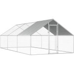 Vidaxl - poulailler d'ext�rieur 2, 75 x 6 x 1, 92 m acier galvanis�