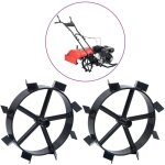 Roues métalliques pour cultivateur à essence 6, 5 ch 2 pcs vidaxl Roues métalliques pour cultivateur à essence 6, 5 ch 2 pcs vidaxl