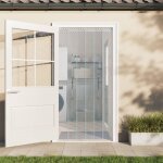 Vidaxl - rouleau de rideau en bande pvc 2 mm x 200 mm 25 m