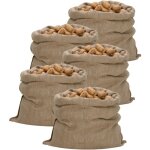 Sacs en jute 5 pcs 100x110 cm 100 % jute 340 g / m�