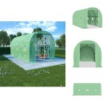 Vidaxl - serre 9 m� 4, 5x2x2 m - serre de jardin - abri jardin - protection plantes - serre verte - tunnel ...