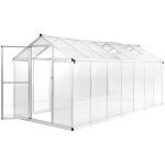 Vidaxl - serre aluminium 421x190x195 cm 15, 6 m