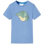 T - shirt pour enfants bleu moyen 116