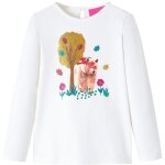 T - shirt pour enfants  manches longues cru 140 vidaxl 143226