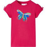 T - shirt pour enfants rose vif 140 vidaxl 315750