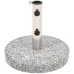 Socle de parasol granite rond 20 kg vidaxl