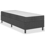 Sommier  lattes de lit sans matelas gris tissu 80x200 cm vidaxl