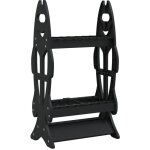 Vidaxl - support de canne � p�che pour 16 cannes � p�che noir