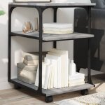 Vidaxl - support d'imprimante � 3 niveaux sonoma gris 43x48x64 cm grey sonoma