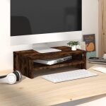 Support de moniteur chêne fumé 42x24x13 cm bois d'ingénierie vidaxl Support de moniteur chêne fumé 42x24x13 cm bois d'ingénierie vidaxl