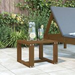 Vidaxl - table d'appoint jardin marron miel 40x38x28, 5cm bois massif pin