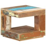 Table basse 45x45x40 cm bois de r�cup�ration massif vidaxl