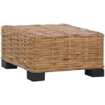 Table basse 47x47x28 cm rotin naturel vidaxl