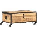 Vidaxl - table basse 70x50x33 cm bois de manguier massif