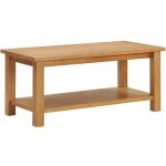 Table basse 90x45x40 cm bois de ch�ne massif vidaxl