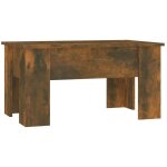Vidaxl - table basse ch�ne fum� 79x49x41 cm bois d'ing�nierie