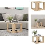 Vidaxl - table basse ch�ne sonoma 40x40x30 cm bois d'ing�nierie - table basse - meuble salon - table ...