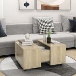 Vidaxl - table basse chêne sonoma 60x60x38 cm bois d'ingénierie Vidaxl - table basse chêne sonoma 60x60x38 cm bois d'ingénierie