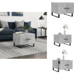 Vidaxl - table basse gris b�ton 50x50x40 cm bois d'ing�nierie - table basse - meuble salon - table d'appoint ...