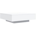 Table basse avec lumières led blanc 100x100x31 cm vidaxl Table basse avec lumières led blanc 100x100x31 cm vidaxl