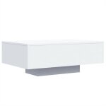 Table basse avec lumières led blanc 85x55x31 cm Table basse avec lumières led blanc 85x55x31 cm