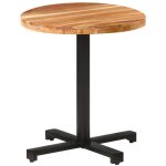 Vidaxl - table de bistro ronde �70x75 cm bois d'acacia massif