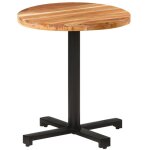 Vidaxl - table de bistro ronde �70x75 cm bois d'acacia massif