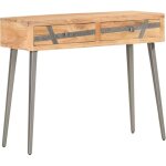 Table console 90 x 30 x 75 cm bois d'acacia massif vidaxl