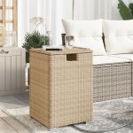 Table de couverture de bouteille de propane beige 40x40x60 cm vidaxl