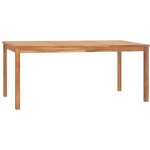 Vidaxl - table � d�ner de jardin 180x90x77 cm bois de teck solide