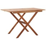 Vidaxl - table de jardin 110x67x74 cm bois d'acacia massif