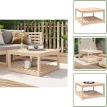 Vidaxl - table de jardin 82, 5x82, 5x45 cm bois massif de pin - table de jardin - table ext�rieure - ...