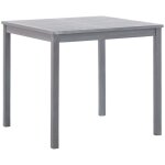Vidaxl - table de jardin gris 80x80x74 cm bois d'acacia massif